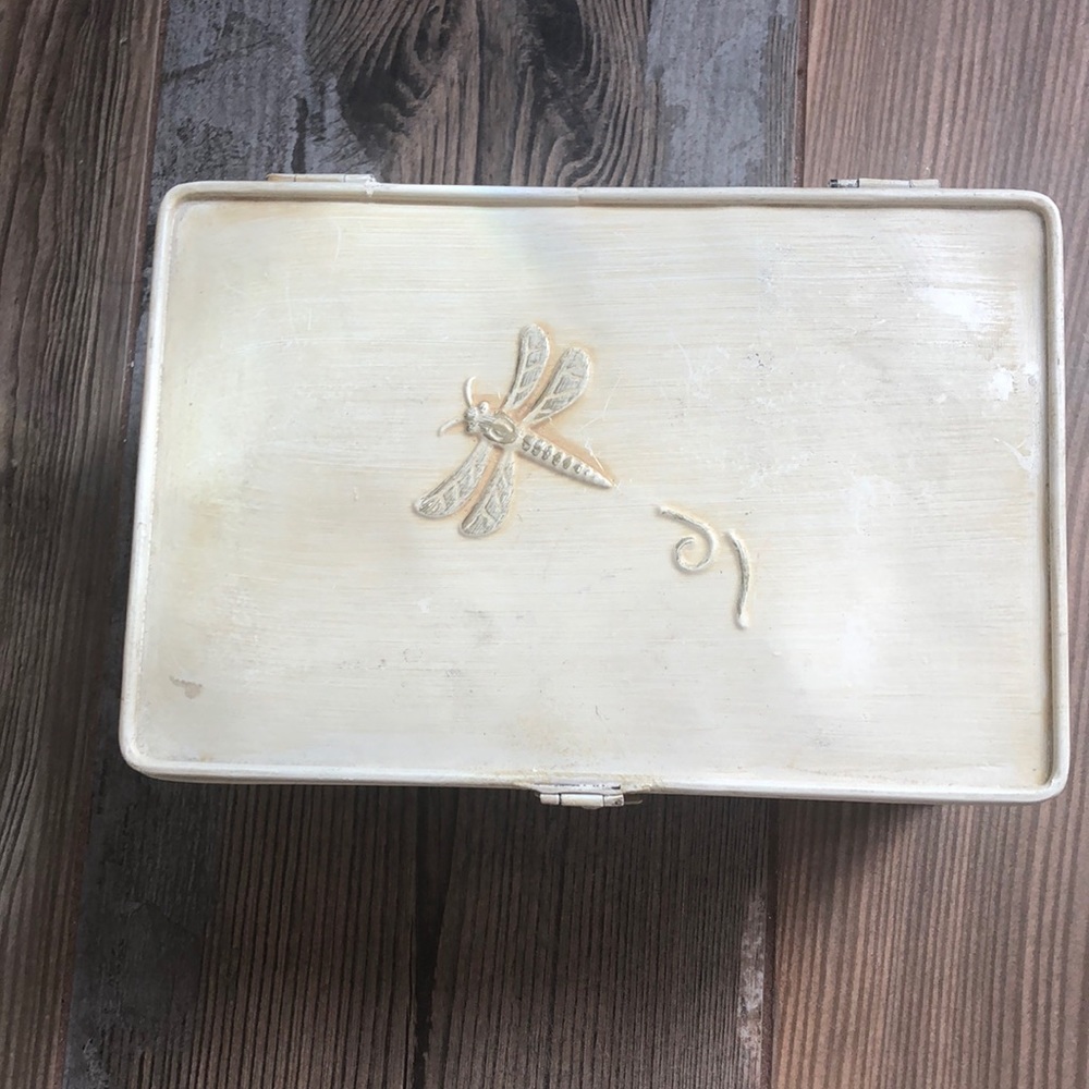 Vintage tin container.